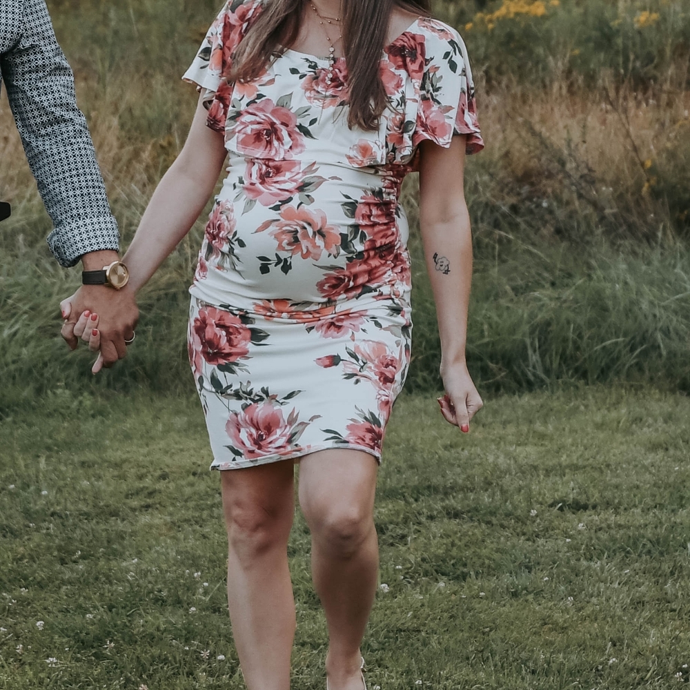 Floral Maternity Dress